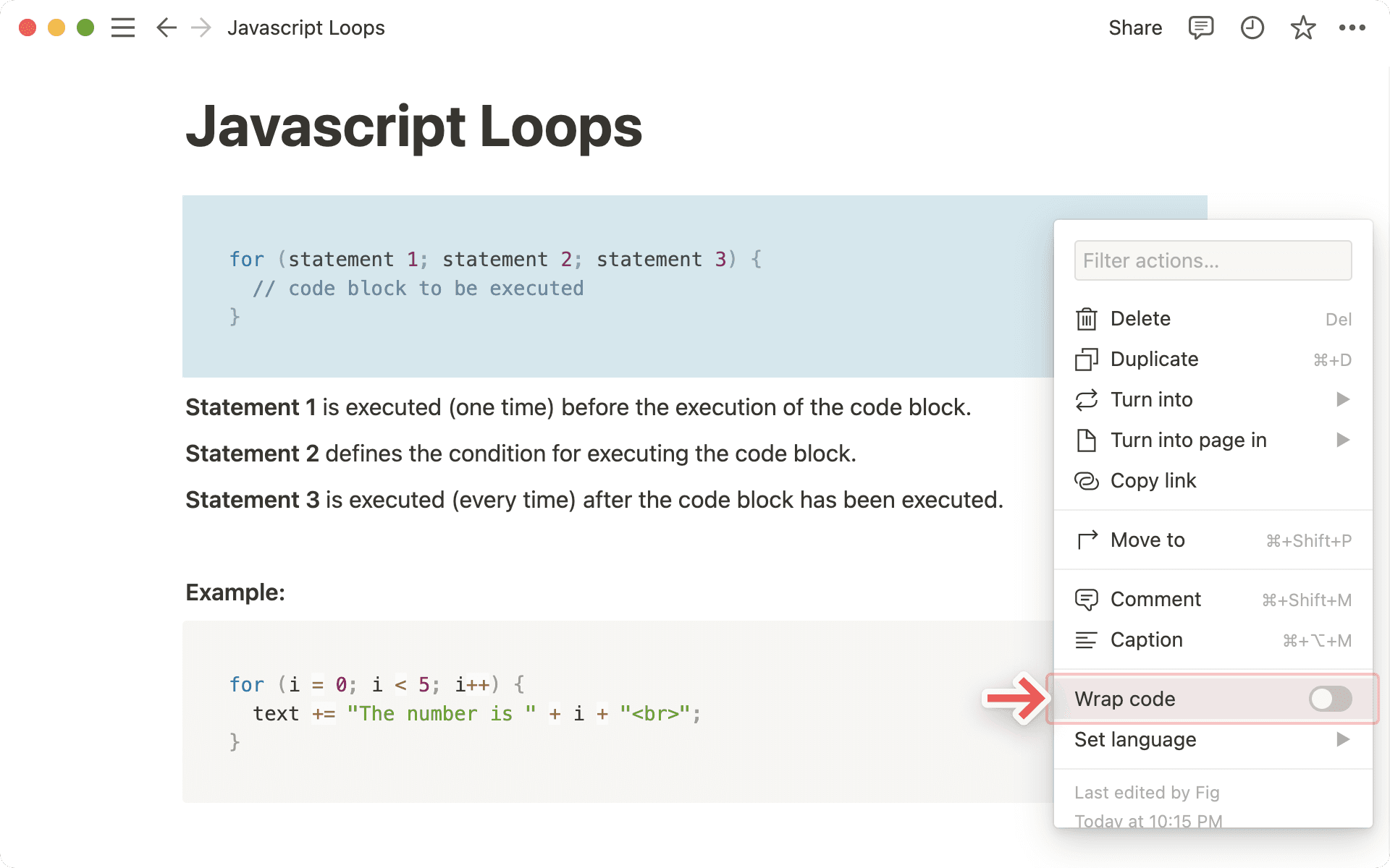 右端で折り返す