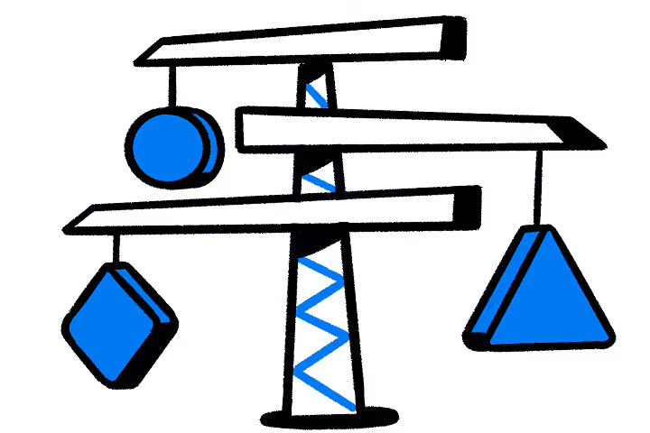 足場のイラスト