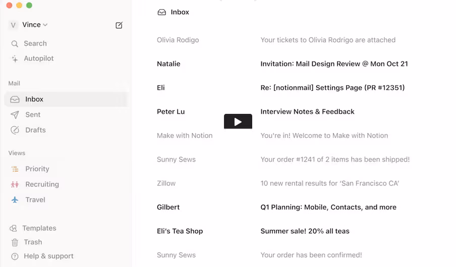 Notion Mail