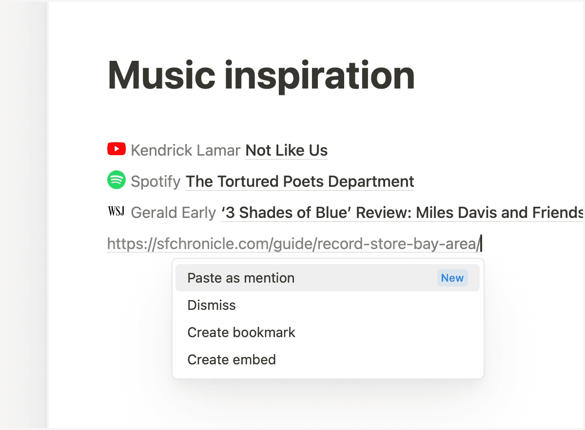 URLのプレビューを改善