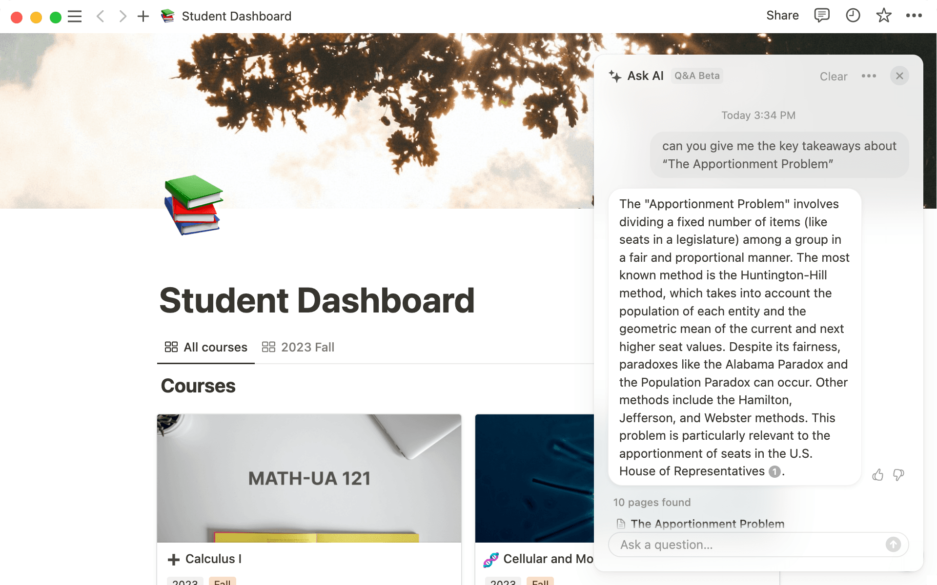 ワークスペースのどこにいても、メモから有益な情報を引き出せます。