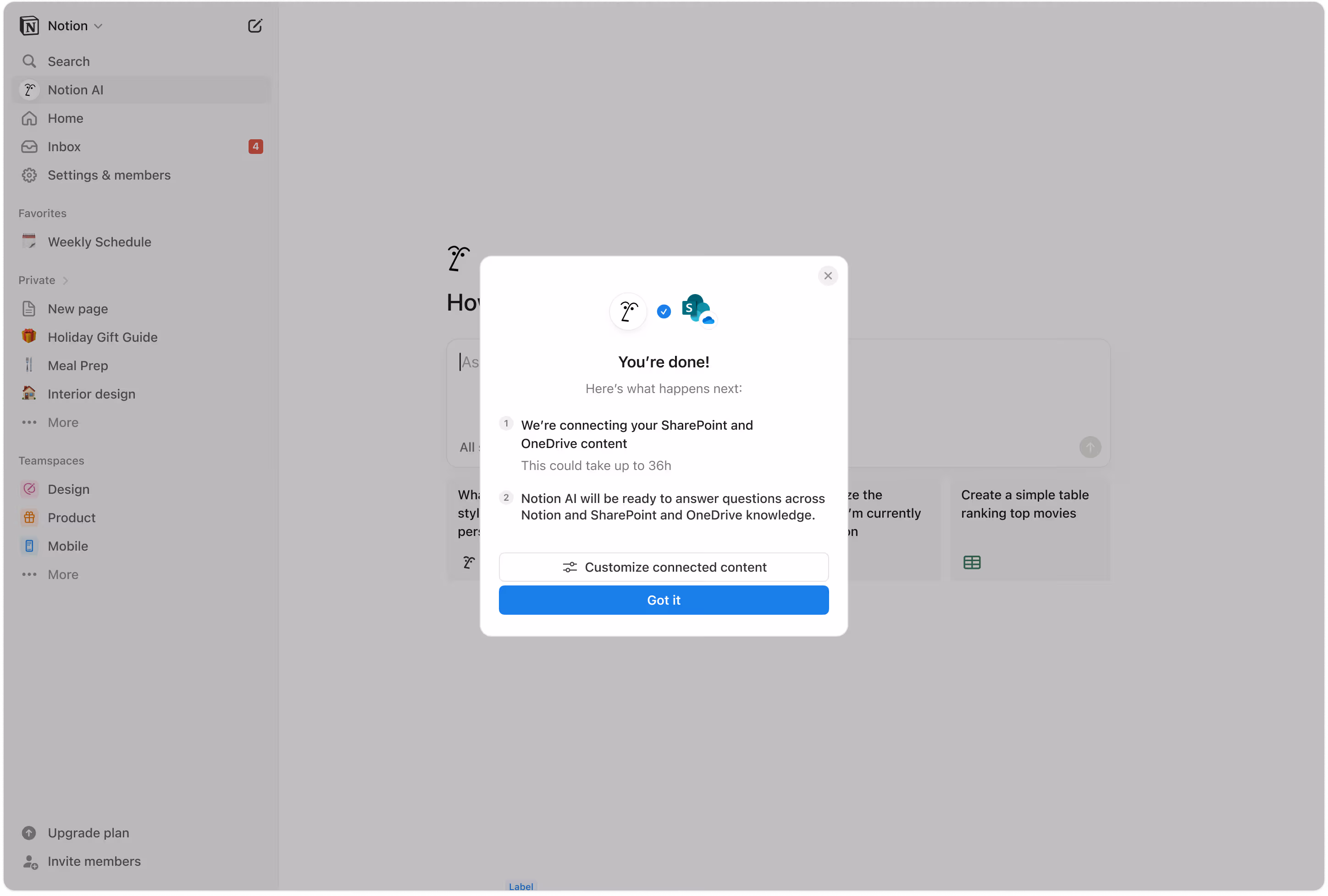 HC:Sharepoint OneDrive完了