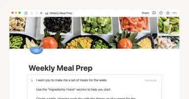 Organize your everyday life with Notion AI