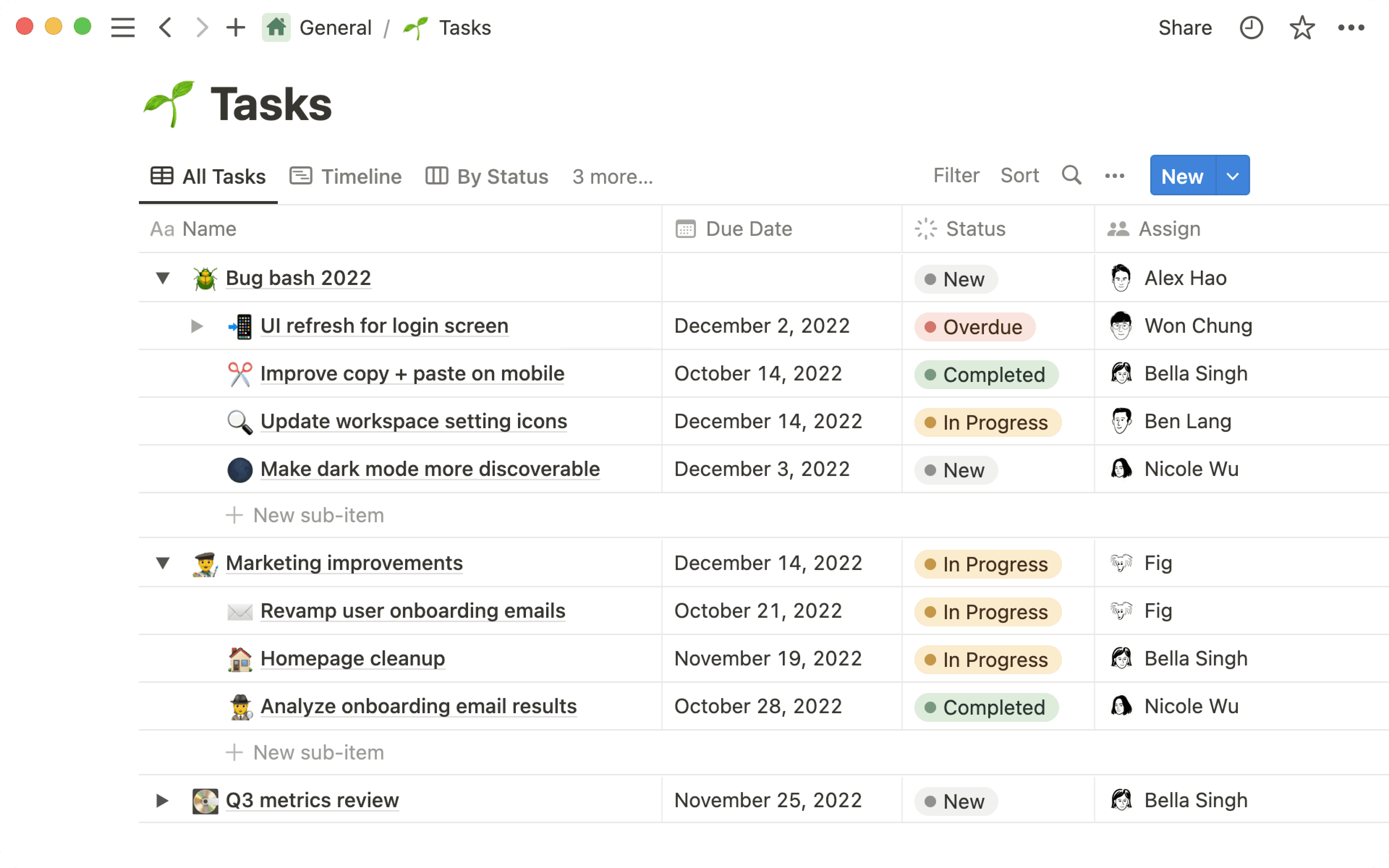 リリース サブアイテム