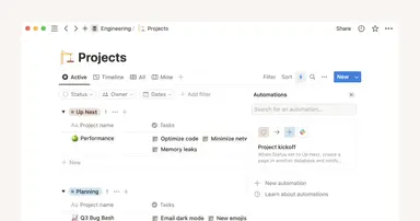 Accélérez et simplifiez la gestion de projets grâce aux automatisations de bases de données