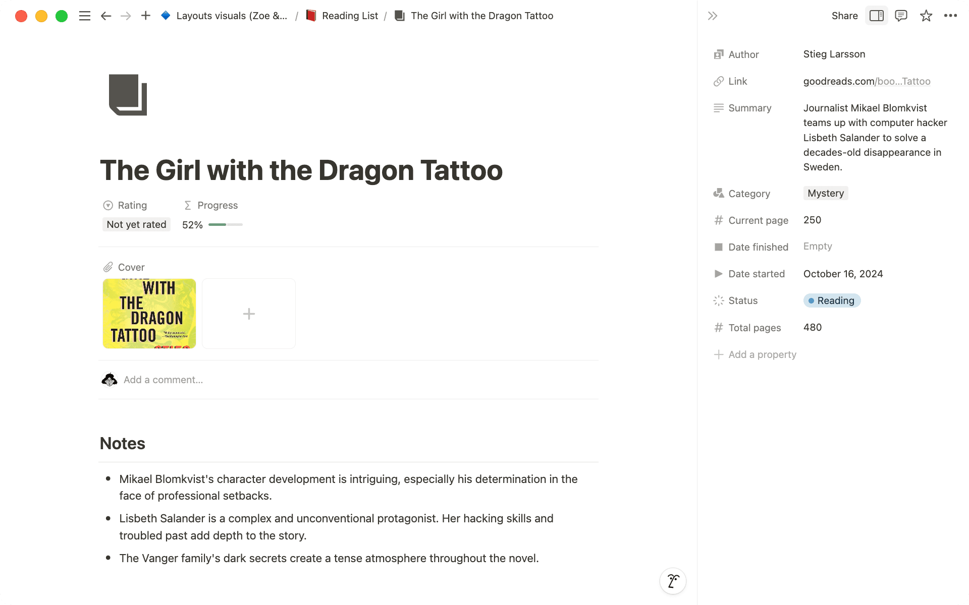 すべてを追跡できる、シンプルでわかりやすいメインページのビューを作成します。