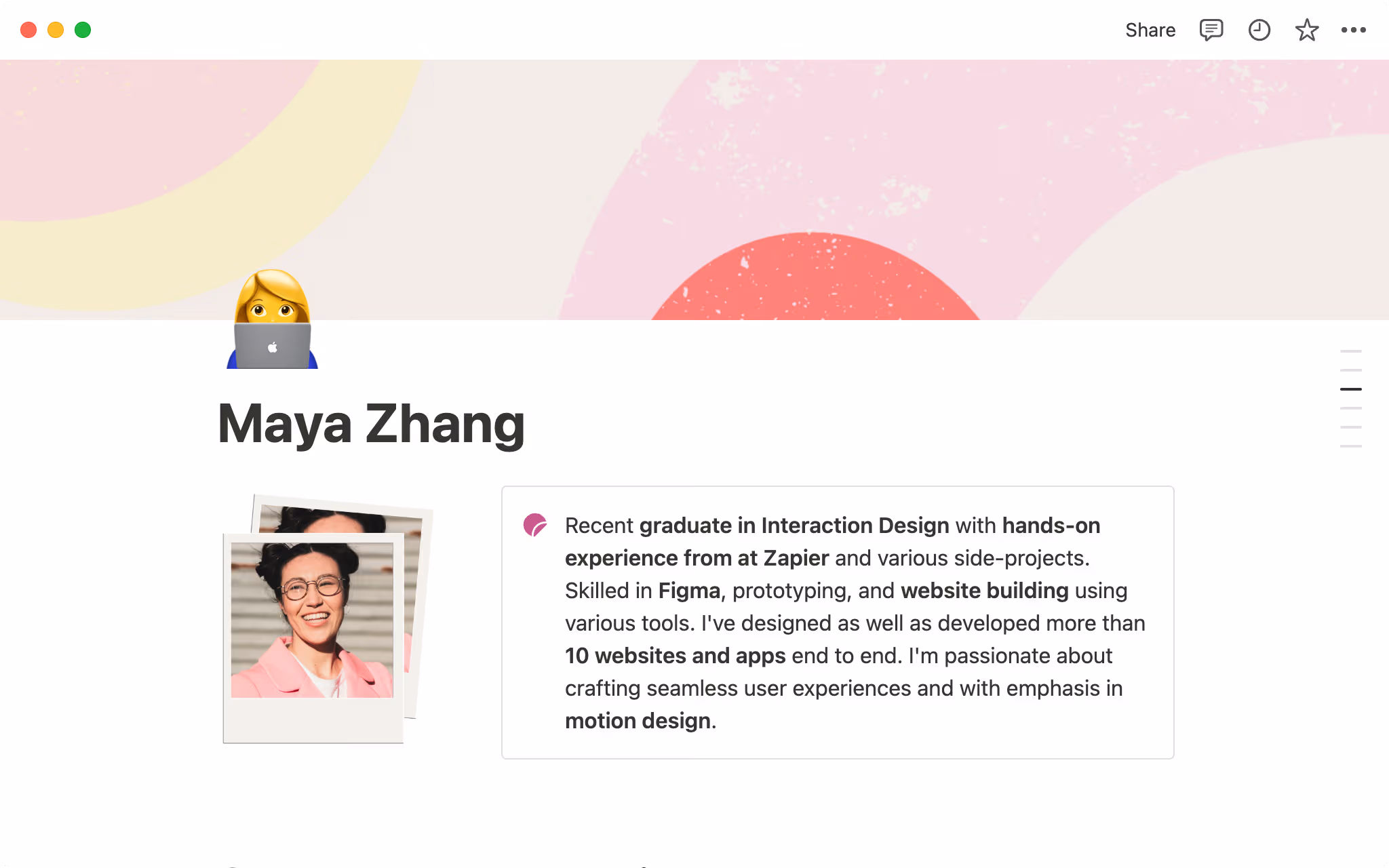 클릭 몇 번으로 무엇이든 게시하세요.