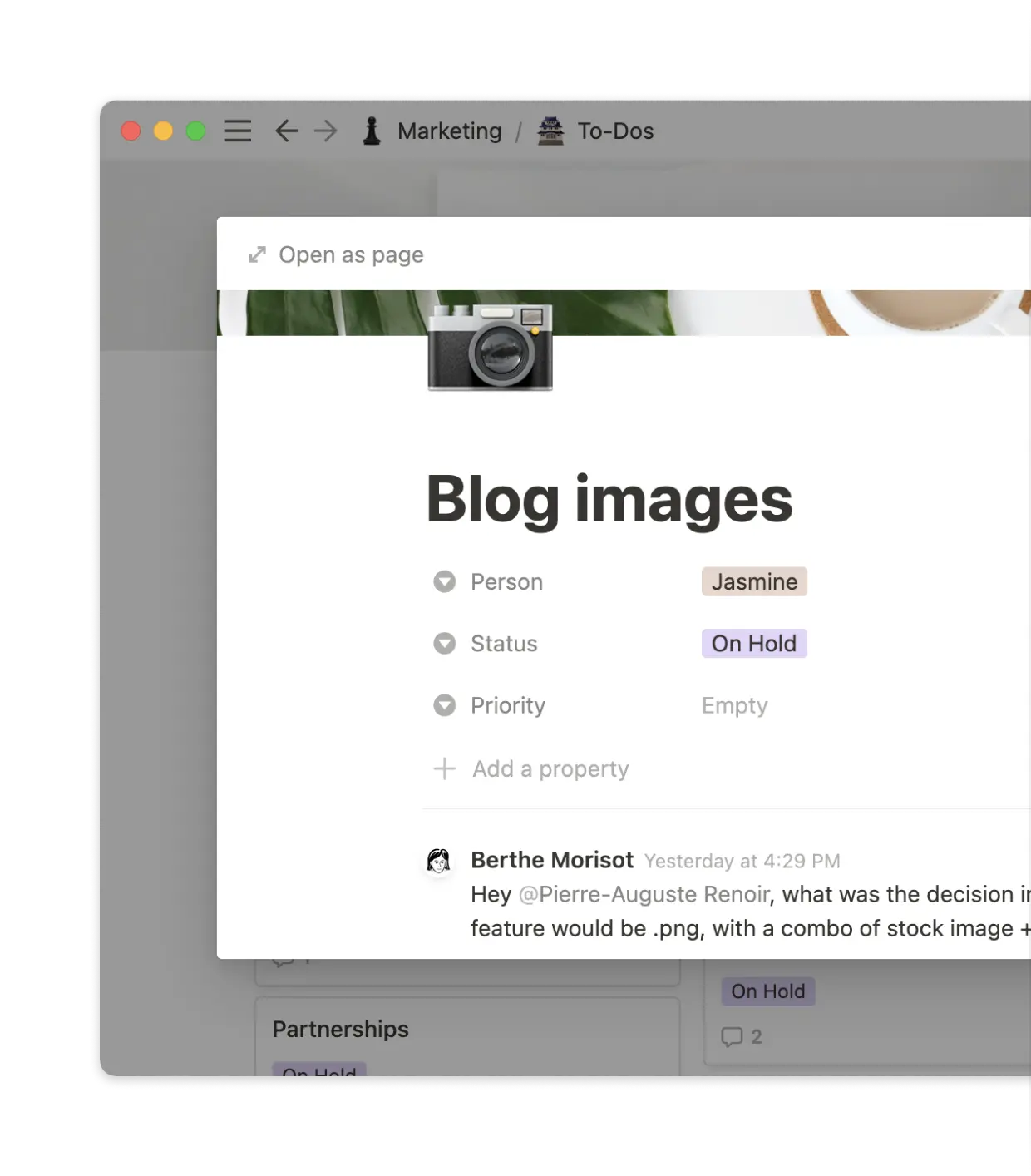 Project management, product roadmaps, documentation, and wikis — Notion does it all.